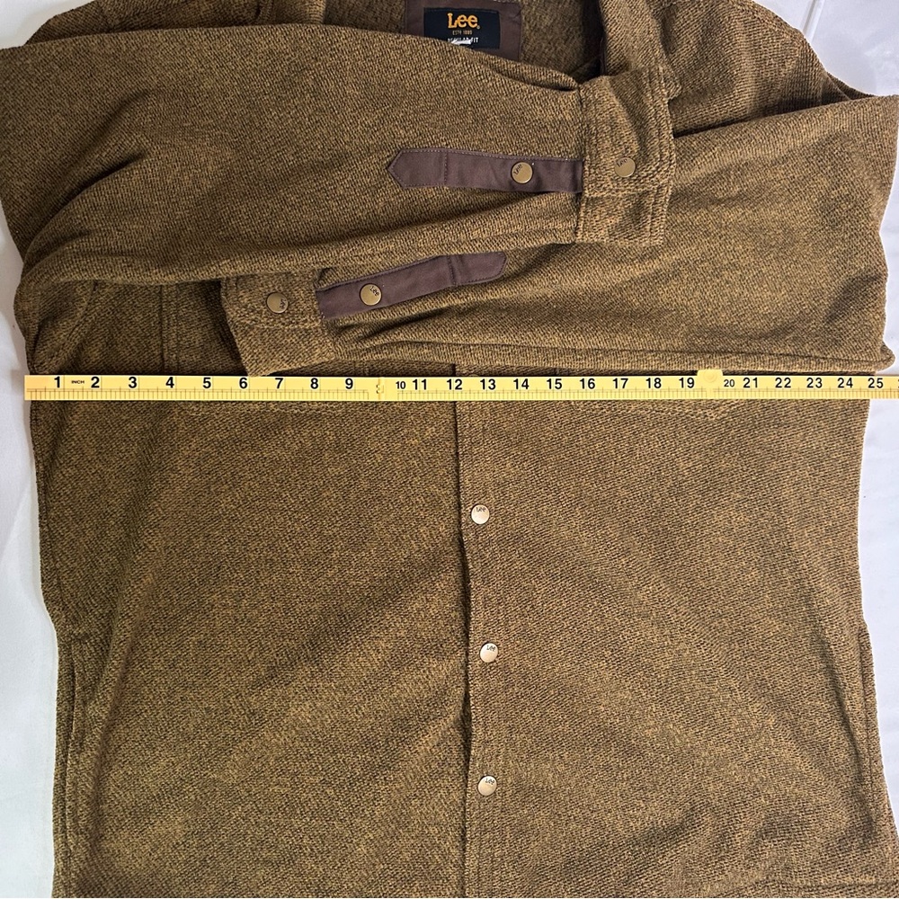 Lee Men's Tan Shirt Jacket - Picture 7 of 10